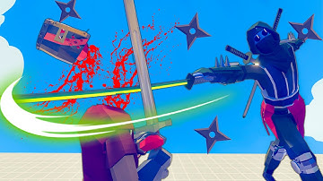 NINJA MASTER vs EVERY UNIT | Totally Accurate Battle Simulator-TABS