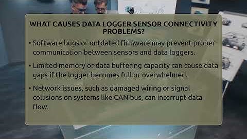 What Causes Data Logger Sensor Connectivity Problems? - Car Performance Pros