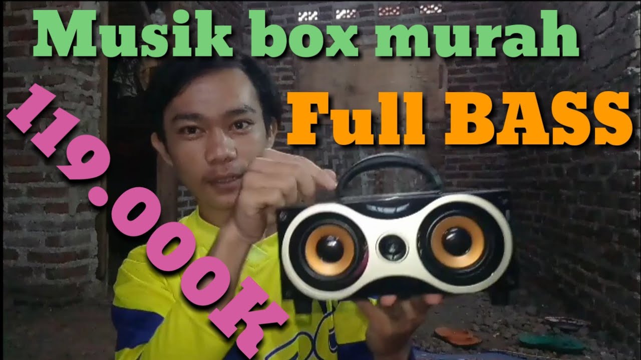Unboxing musik box murah banget suara full bas f5 f4 YouTube