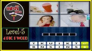 4 Pics 1 Word || Level 5 || Hit level 10 to unlock the Daily Puzzles ||