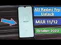 All Xiaomi Redmi Bypass Google Account lock/Unlock FRP 2020 October without pc or tool.