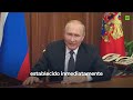 Discurso del presidente Vladímir Putin!