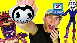 4 Funny Crazy Things You SHOULD TRY: Bendy, Hello Neighbor, FNAF, Granny, Hacker Craft Ideas