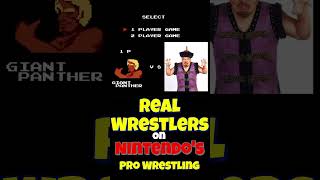 Real Wrestlers in Nintendo's Pro Wrestling on NES #retrogaming #nintendo #wrestling