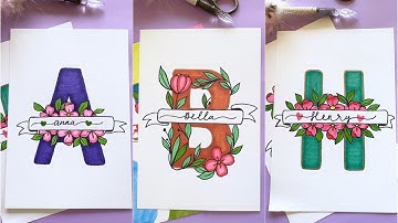 Creative Alphabet Art: Unique Ways to Design Name Letters 💐 | NhuanDaoCalligraphy