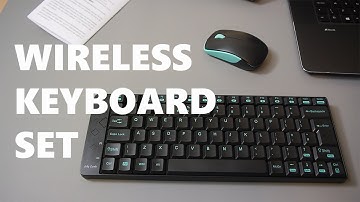 The Jelly Comb Wireless Keyboard & Mouse Set