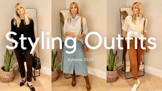 STYLING MY CAPSULE WARDROBE | Outfit Ideas Autumn 2020