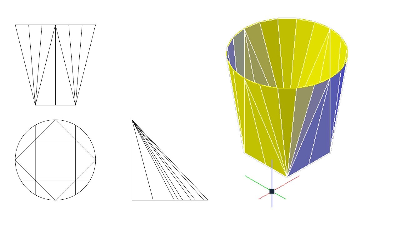 Khai Triển  Hình Gò  Bằng ( COMPA) vuông tròn