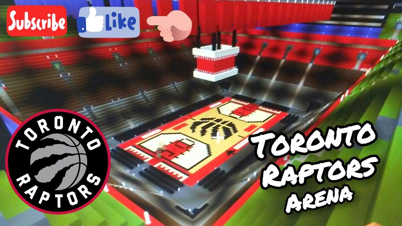 Toronto Raptors Minecraft Minecraft Toronto Raptors Basketball Arena - YouTube