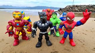 Avengers Action Figure, Marvel's Spider-man 2, Hulk, Captain America, Iron Man, Thor Superhero