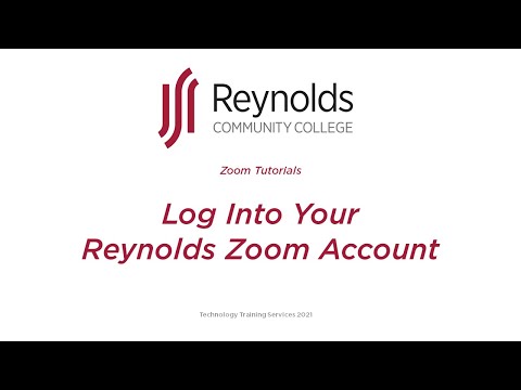 Zoom | Log Into Your Reynolds Zoom Account