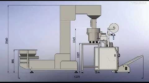 Automatic weighing counting bagging machine for screws nuts washers