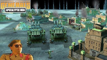 GLA BOSS VS 7 STEALTH ARMIES - C&C Generals Zero Hour Apocalyptic 2.2