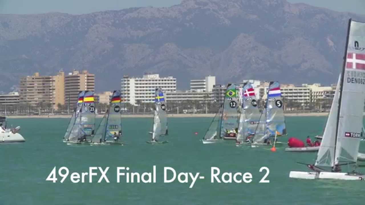 2014 Palma World Cup - 49erFX - Final Day Race 2