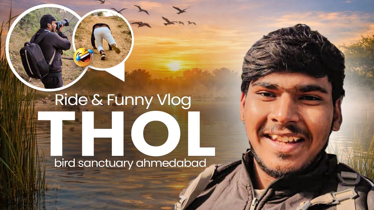 Thol Bird Sanctuary Ride 🏍️ | Peace, Roads & Raw Nature