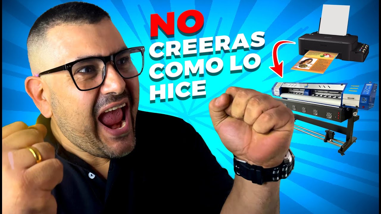 COMO IMPRIMIR UNA IMAGEN A3 en una IMPRESORA A4 (un TRUCO REVELADO) Sirve para SUBLIMACION y DTF