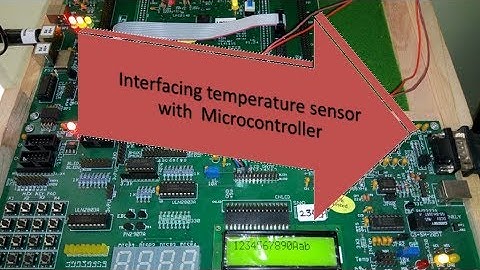 Interfacing LM35 temperature sensor with microcontroller