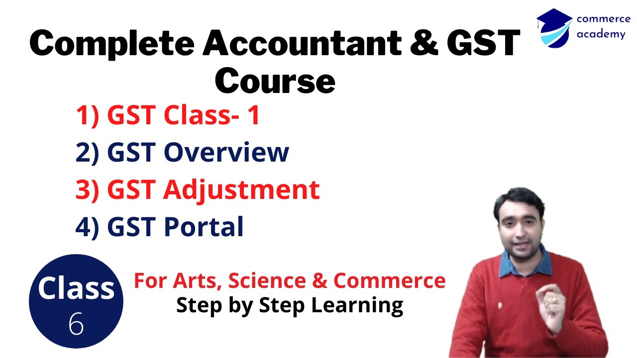 Complete Accountant & GST Course Part- 6 | What is GST|  GST Portal | GST in Hindi | GST Return