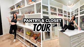 MY CLOSET \& PANTRY TOUR!