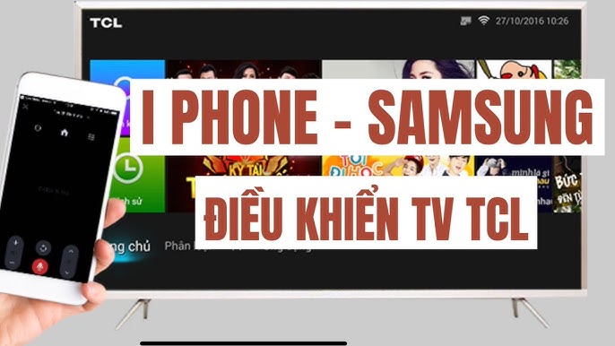 Dùng Iphone Samsung thay điều khiển Smart Tivi TCL đơn giản - YouTube