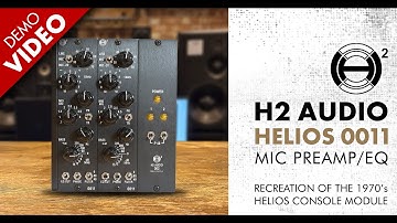 H2 Audio - Helios 0011 Pre-Amp/EQ - KMR Demo Room