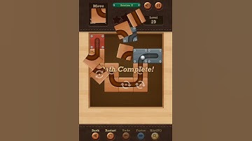 Roll the Ball slide puzzle Rotation E Pack Level 29 Solution