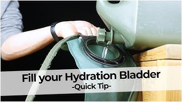 How to fill your Hydration Bladder - Airsoft Quick Tip