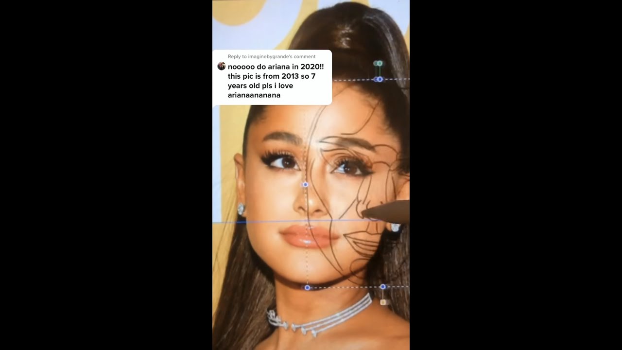 I tried the “perfect face“ on Ariana Grande and i now i feel bad🥺 ...