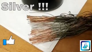 How to recover silver from x ray films and copper or aluminium substrate.