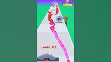 level 312 snake run 3d Android Mini Games highest level challenge #sgorts #shortvideo #gaming