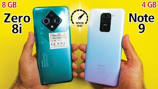 Infinix Zero 8i vs Redmi Note 9 - Speed Test!