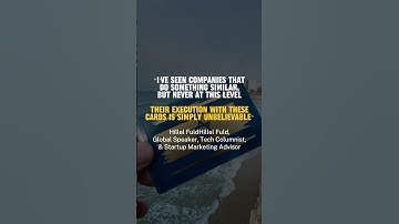 Testimonial from our REMARKABLE Kardz.Biz user, Hillel Fuld!