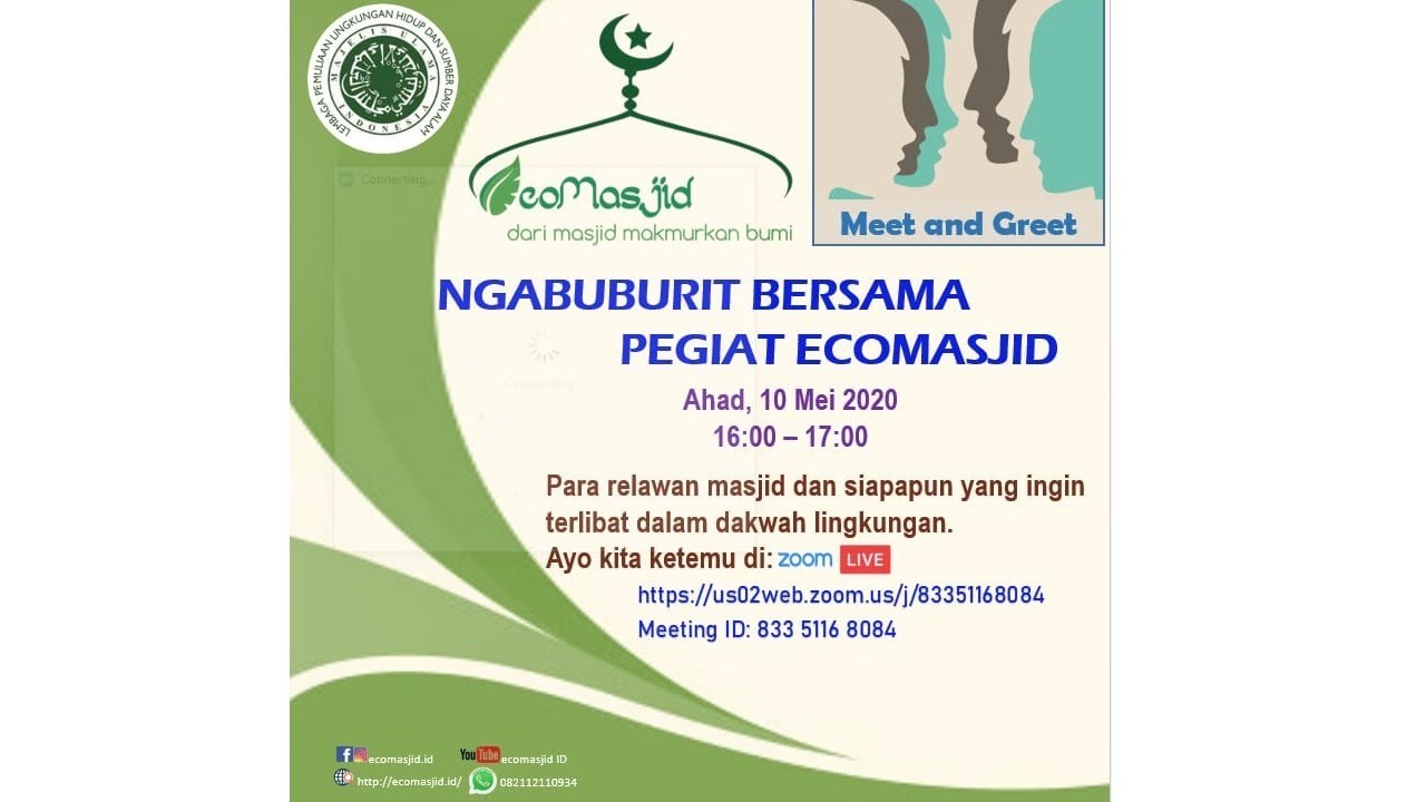 Ngabuburit Bersama Pegiat Eco Masjid