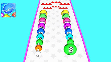 Ball Game Fun Race Run 2048 3D ! All Levels Gameplay (101-117) android,ios