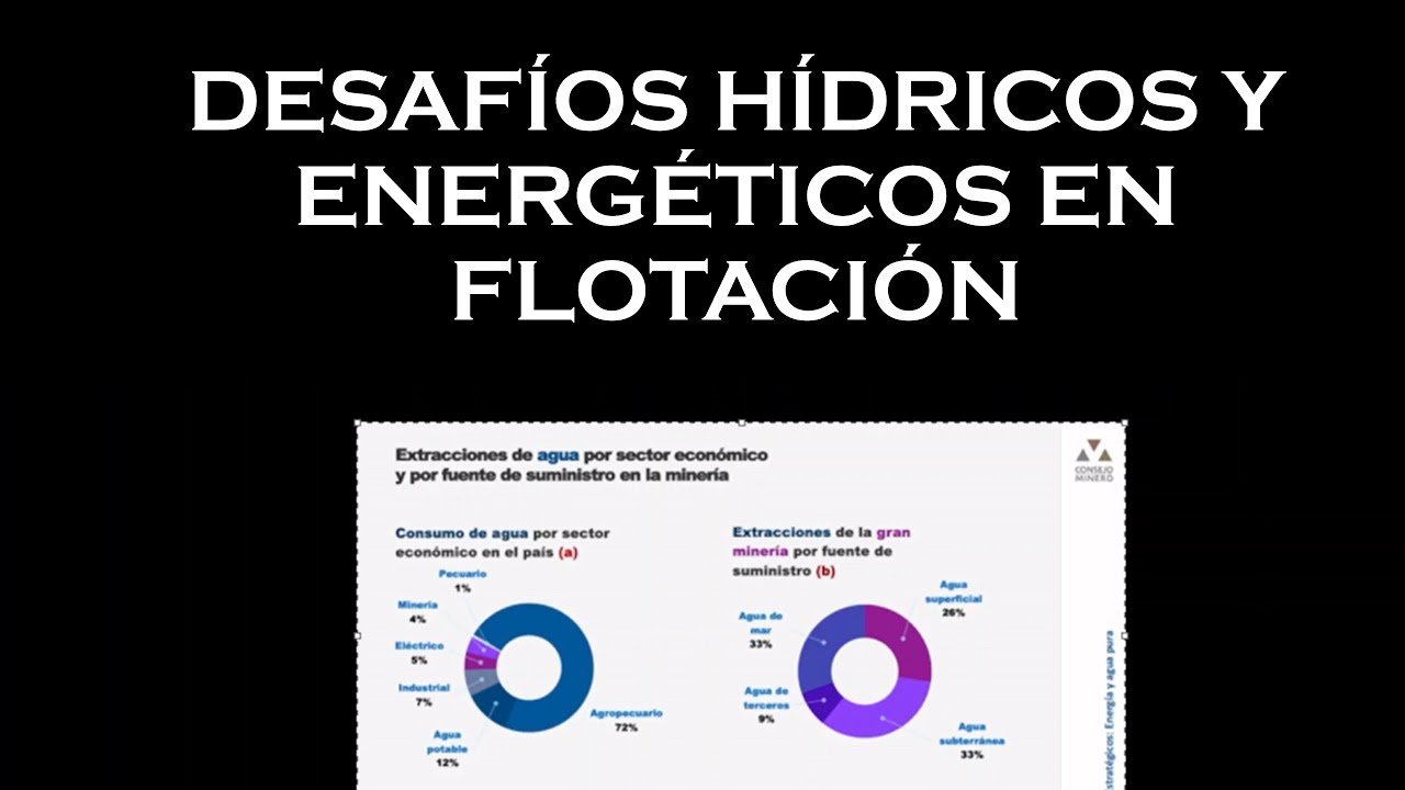 Flotación de minerales: Desafíos Hídricos y Energéticos en Flotación