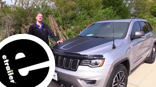 Weather Tech EasyOn Stone and Bug Shield Deflector Installation  2020 Jeep Grand Cherokee