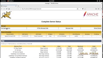 Apache Tomcat 8.5 Installation on Suse Linux Enterprise Desktop 15 using Oracle JDK 8 and 11