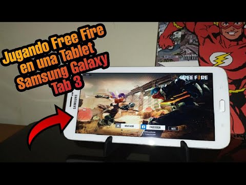 JUGANDO FREE FIRE EN UNA TABLET SAMSUNG GALAXY TAB 3 | La ...