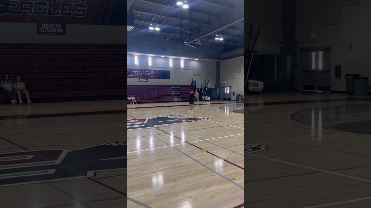 Basketball Half court Backflip attempt