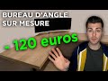 Bureau dangle sur mesure pour 120   testnologie