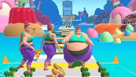 Fat To Fit Runer Games All Levels Walkthrough Gameplay iOS,Android Relaxing Video Update Level BG