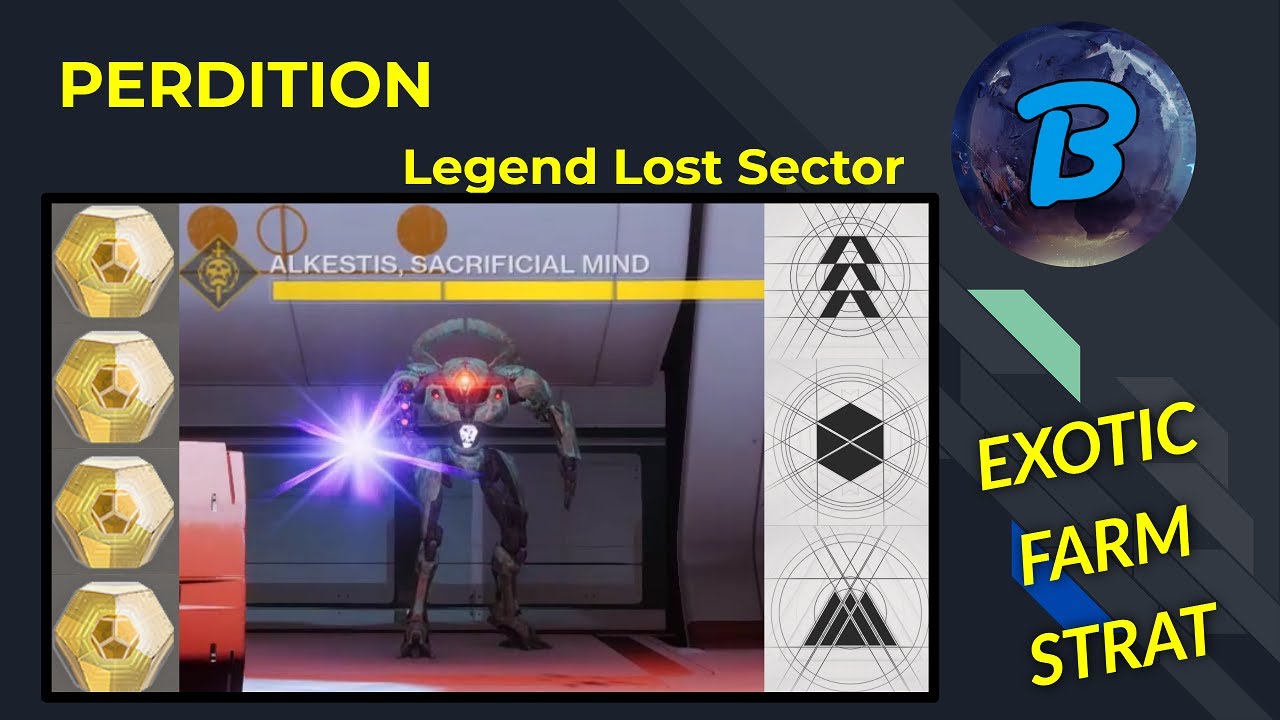Farm Strat for the Perdition Legend Lost Sector. 