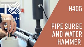 Celebrity Pipe Surge and Water Hammer | Fluid Mechanics Experiment with TecQuipment's H405 Net Worth