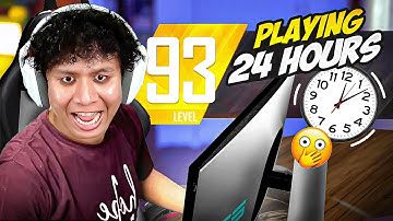 Playing 24 Hours for 93 Level Up in Free Fire 😱 Tonde Gamer