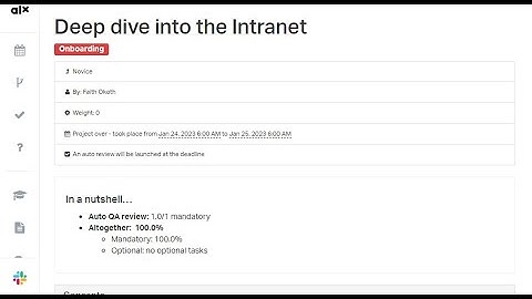 Deep dive into the Intranet #ALX #ALXGuide #ALXSoftwareEngineering