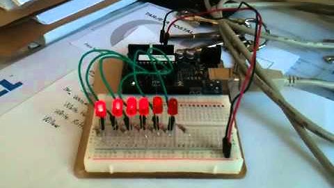 Arduino analog LED KITT