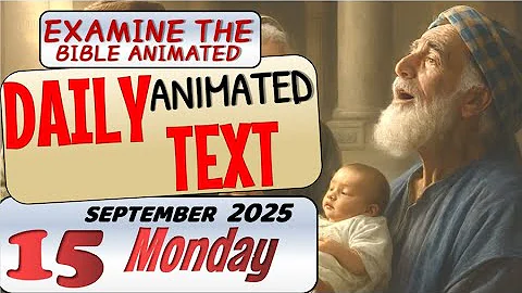 JW DAILY ANIMATED TEXT 🔵BE PATIENT ✅ EXAMINE THE BIBLE ANIMATED