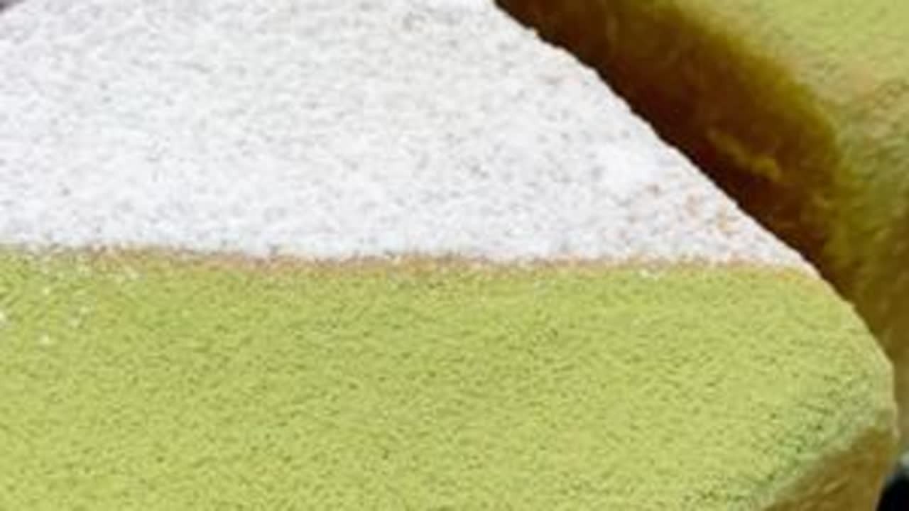 超好吃「抹茶茉莉爆浆吐司」口感如冰淇淋🍦，一口爆浆！ #抹茶控 #下午茶甜品 #美食vlog #超好吃 #烘焙