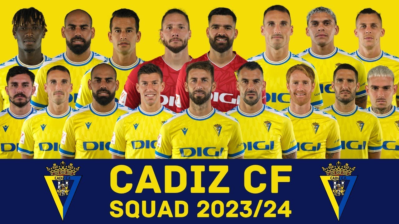 CÁDIZ CF Squad Season 2023/24 | Cádiz CF | FootWorld - YouTube
