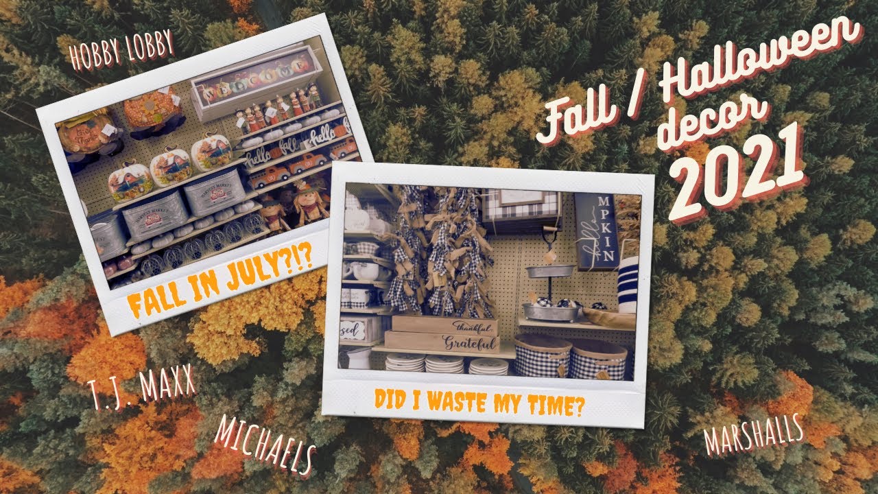 NEW! FALL DECOR 2021 EARLY FALL FINDS HOBBY LOBBY, TJ MAXX